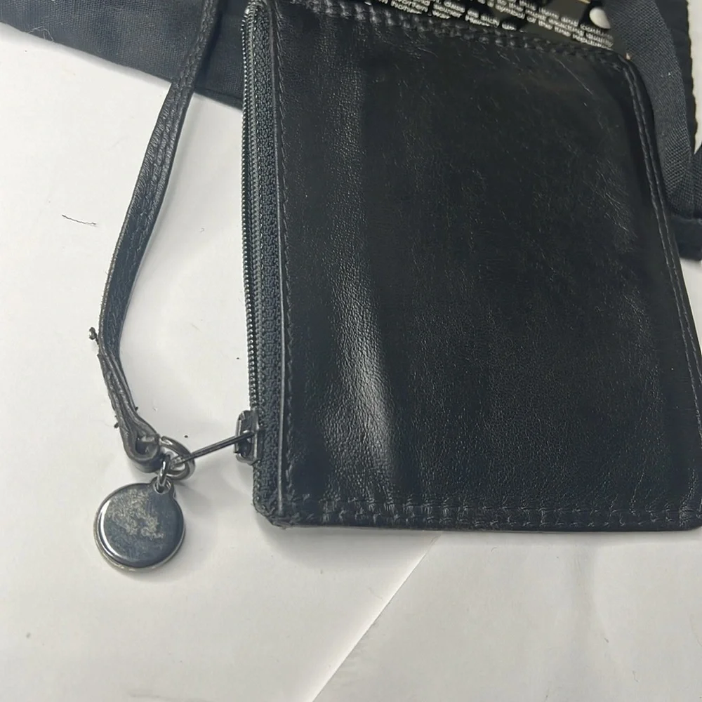 Chanel Black Leather Mini Backpack Bucket Bag Dustbag and Authenticity Card